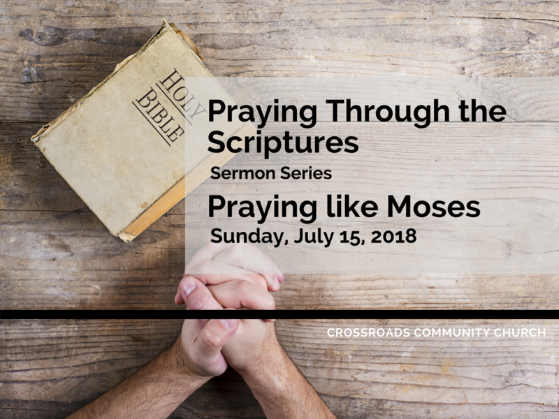 Praying Like Moses
